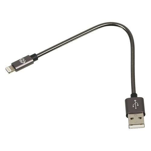 

Кабель DIGMA USB A(m), Lightning (m), 0.15м, черный