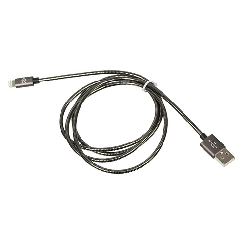 

Кабель DIGMA USB A(m), Lightning (m), 1.2м, черный