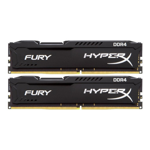 фото Модуль памяти kingston hyperx fury black hx429c17fb2k2/16 ddr4 - 2x 8гб 2933, dimm, ret