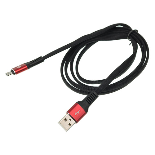 

Кабель DIGMA USB A(m), micro USB B (m), 1.2м, черный / красный