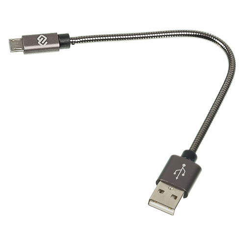 

Кабель DIGMA USB A(m), micro USB B (m), 0.15м, черный