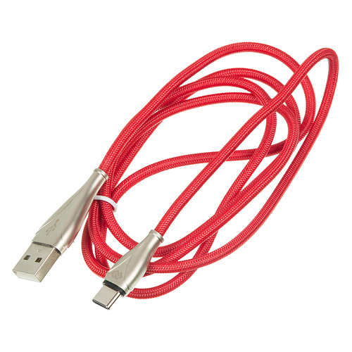 

Кабель DIGMA USB A(m), USB Type-C (m), 1.2м, красный