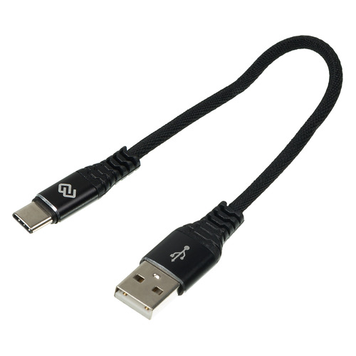 

Кабель DIGMA USB A (m), USB Type-C (m), 0.15м, черный