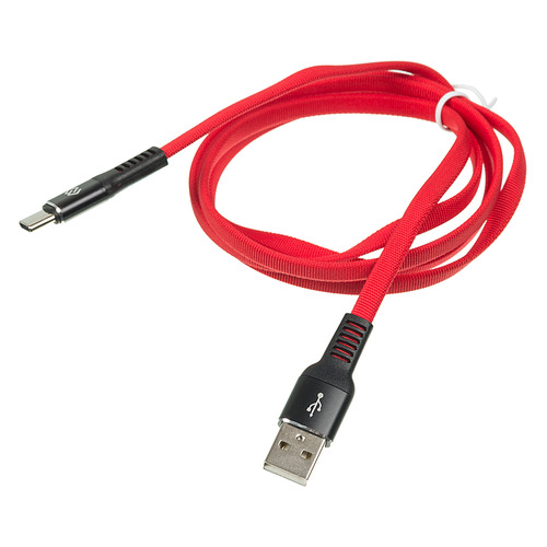 фото Кабель digma usb a (m), usb type-c (m), 1.2м, красный