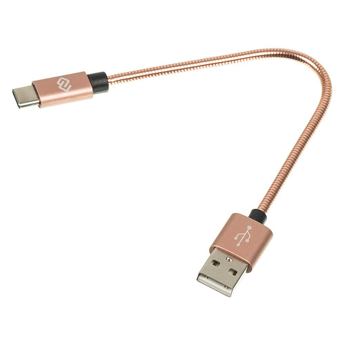 

Кабель DIGMA USB A(m), USB Type-C (m), 0.15м, розовое золото