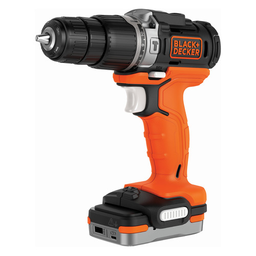 

Дрель-шуруповерт BLACK+DECKER BDCHD12S1-XJ 1.5Ач, без ЗУ, BDCHD12S1-XJ