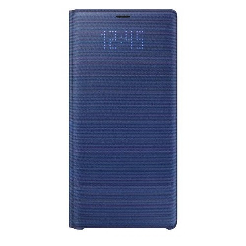 

Чехол (флип-кейс) SAMSUNG LED View Cover, для Samsung Galaxy Note 9, синий [ef-nn960plegru]