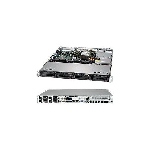 

Корпус SuperMicro CSE-813MFTQC-R407CB 1U 2x400W черный