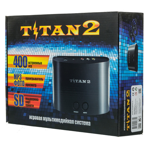 фото Игровая консоль titan magistr titan 2 400 игр, черный