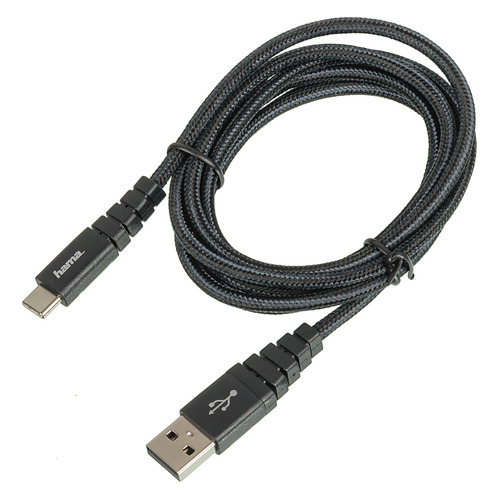 

Кабель HAMA Extreme, USB Type-C (m), USB A(m), 1.4м, черный [00178307]