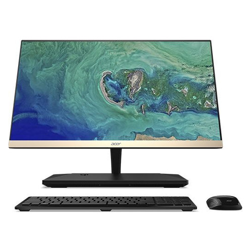 

Моноблок ACER Aspire S24-880, 23.8", Intel Core i7 8550u, 8Гб, 1000Гб, Intel UHD Graphics 620, Windows 10 Home, золотистый [dq.ba8er.001]