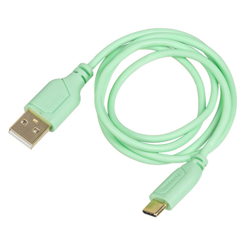 фото Кабель hama flexi-slim, usb type-c (m), usb a(m), 0.75м, зеленый [00135786]