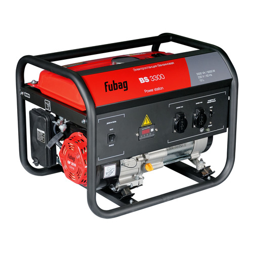 

Бензиновый генератор FUBAG BS 3300, 220 В, 3.3кВт [838753]
