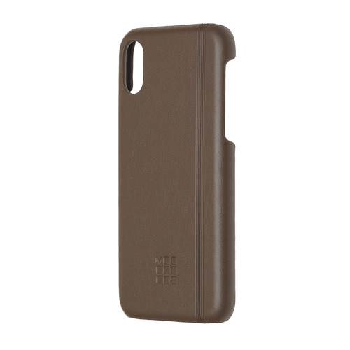

Чехол (клип-кейс) MOLESKINE IPHXXX, для Apple iPhone X, коричневый [mo2chpxp14]