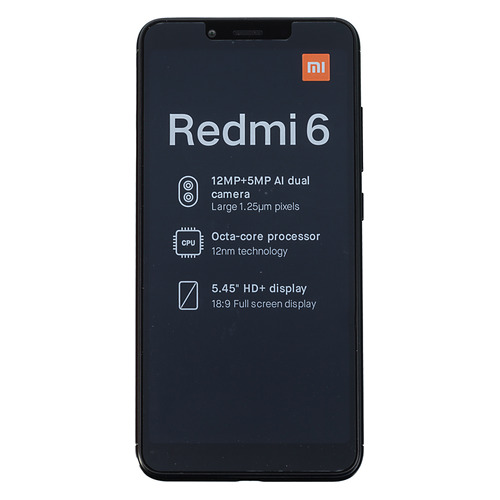 

Смартфон XIAOMI Redmi 6 32Gb, черный