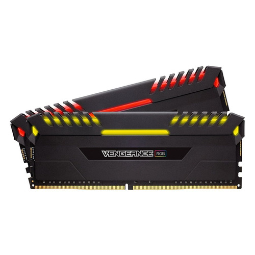 фото Модуль памяти corsair vengeance rgb cmr16gx4m2z2933c16 ddr4 - 2x 8гб 2933, dimm, ret