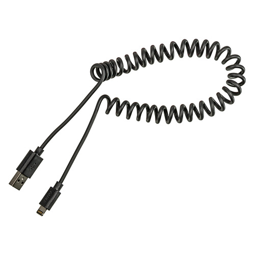

Кабель DEPPA USB A(m), Lightning (m), 1.5м, черный [72121]
