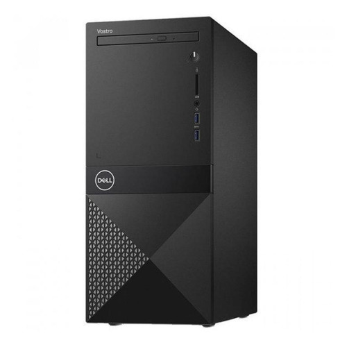 

Компьютер DELL Vostro 3670, Intel Pentium Gold G5400, DDR4 4Гб, 1000Гб, Intel UHD Graphics 610, DVD-RW, CR, Linux, черный [3670-6665]