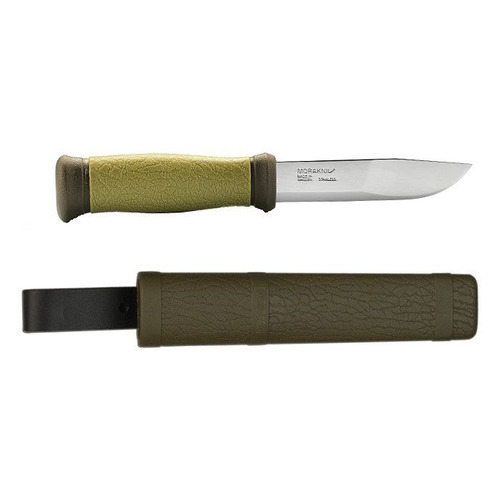 фото Нож morakniv outdoor 2000 (10629) стальной разделочный лезв.109мм прямая заточка хаки