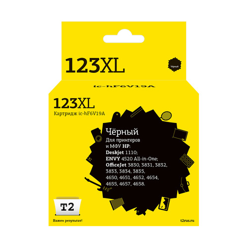 

Картридж T2 IC-HF6V19A, черный / IC-HF6V19A, IC-HF6V19A