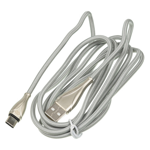 фото Кабель digma usb a (m), usb type-c (m), 2м, серый