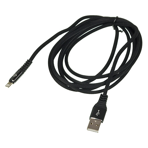 

Кабель DIGMA USB A(m), Lightning (m), 2м, черный