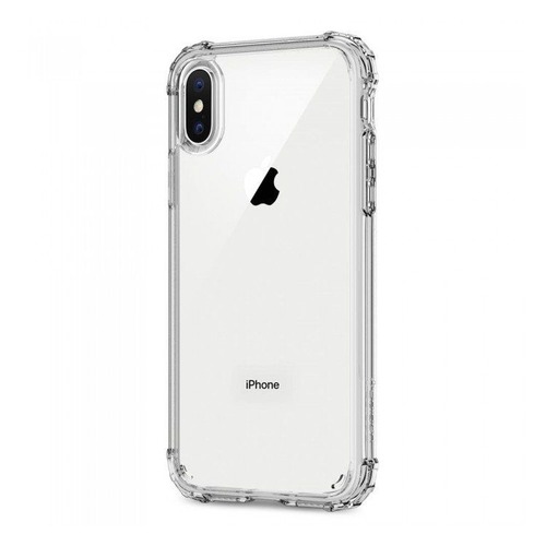 

Чехол (флип-кейс) SPIGEN Crystal Shell, для Apple iPhone X, прозрачный [057cs22141]