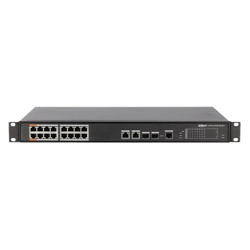 

Коммутатор Dahua DH-PFS4218-16ET-190 16x100Mb 2G 16PoE управляемый, DH-PFS4218-16ET-190