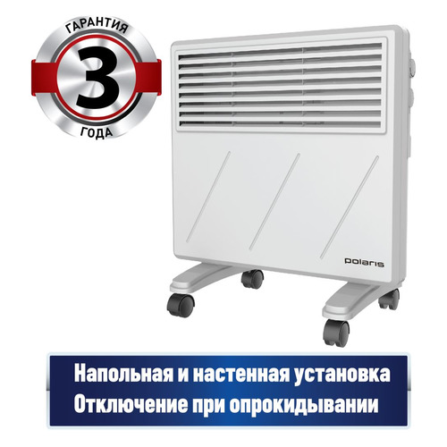 

Конвектор POLARIS PCH 1033, 1000Вт, белый, PCH 1033