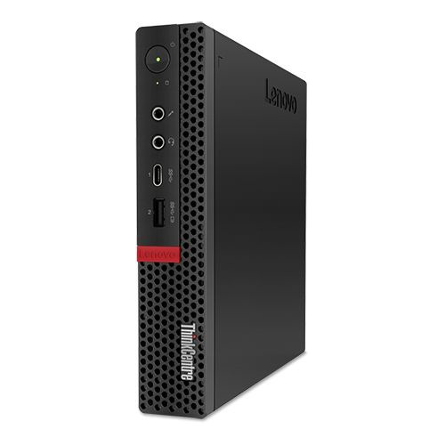 

Компьютер LENOVO ThinkCentre Tiny M720q, Intel Pentium Gold G5400T, DDR4 4Гб, 128Гб(SSD), Intel UHD Graphics 610, noOS, черный [10t7005pru]
