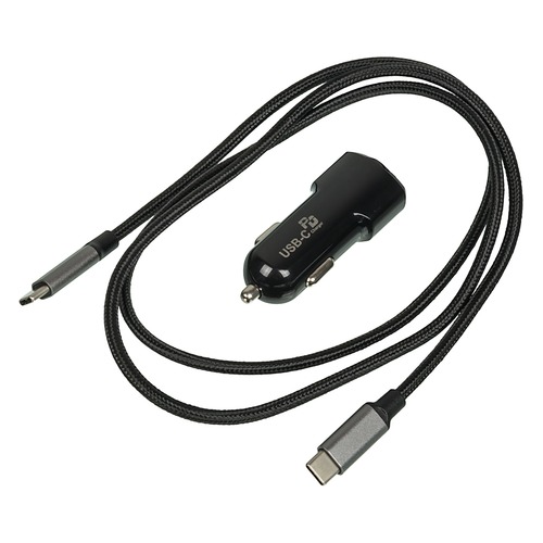 

Автомобильное зарядное устройство DF Auto Tor-08, USB type-C, USB type-C, 3A, черный