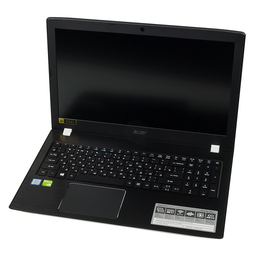 

Ноутбук ACER Aspire E15 E5-576G-383U, 15.6", IPS, Intel Core i3 8130U 2.2ГГц, 4Гб, 1000Гб, 128Гб SSD, nVidia GeForce Mx150 - 2048 Мб, Linux, NX.GSAER.002, черный/белый