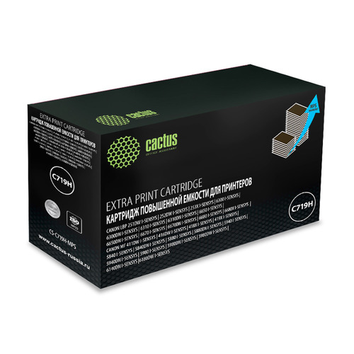 

Картридж Cactus CS-C719H-MPS, черный / CS-C719H-MPS, CS-C719H-MPS