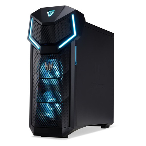 фото Компьютер acer predator po5-610, intel core i7 8700k, ddr4 32гб, 2.9тб, 256гб(ssd), nvidia geforce rtx 2080 - 8192 мб, dvd-rw, free dos, черный [dg.e0ser.011]