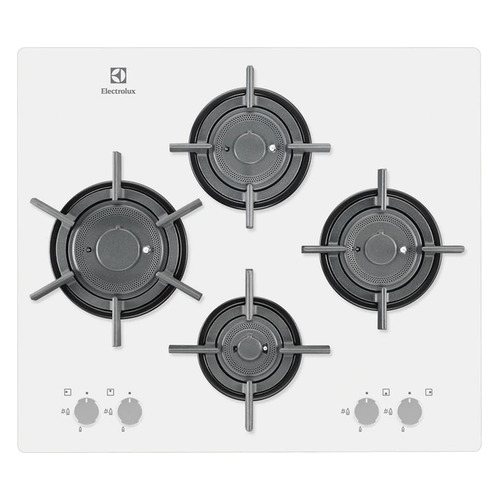 фото Варочная панель electrolux egt96647lw, независимая, белый