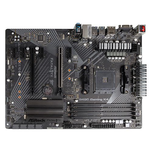 фото Материнская плата asrock b450 gaming k4, socketam4, amd b450, atx, ret