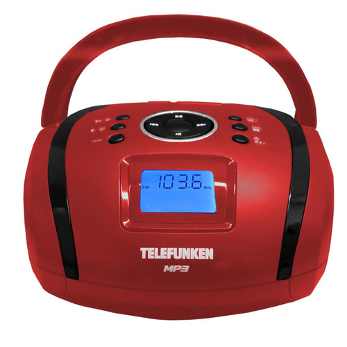 

Аудиомагнитола TELEFUNKEN TF-SRP3449, красный