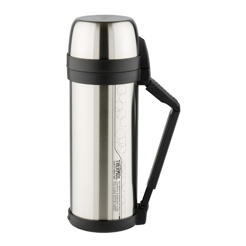 фото Термос thermos fdh stainless steel vacuum flask, 2л, стальной/ черный