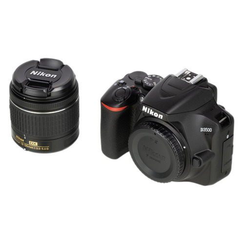 фото Зеркальный фотоаппарат nikon d3500 kit ( 18-55mm non vr af-p), черный