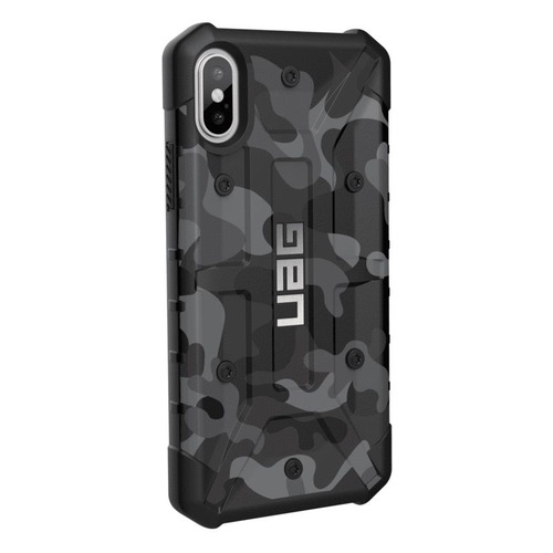 

Чехол (клип-кейс) UAG Pathfinder, для Apple iPhone X/XS, черный/камуфляж [iphx-a-bc]