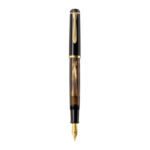 

Ручка перьев. Pelikan Elegance Classic M200 (PL808880) коричневый мр. F сталь нержавеющая/позолота к, M200