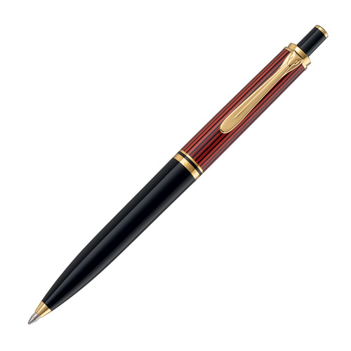 

Ручка шариков. Pelikan Souveraen K 400 (PL904995) черный/красный M черные подар.кор., K 400