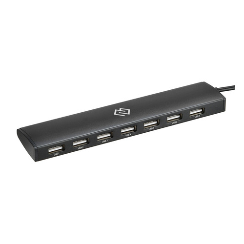 

Хаб (разветвитель) Digma HUB-7U2.0-UC-B, черный, HUB-7U2.0-UC-B