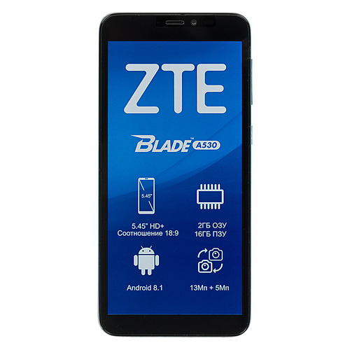 фото Смартфон zte blade a530, серый