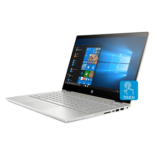 

Ноутбук-трансформер HP Pavilion x360 14-cd1003ur, 14", IPS, Intel Core i7 8565U 1.8ГГц, 12Гб, 1000Гб, 128Гб SSD, nVidia GeForce Mx130 - 4096 Мб, Windows 10, 5CR28EA, золотистый