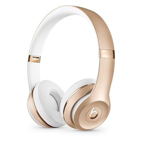 

Наушники с микрофоном BEATS Solo3, 3.5 мм, накладные, золотистый [mner2ee/a]