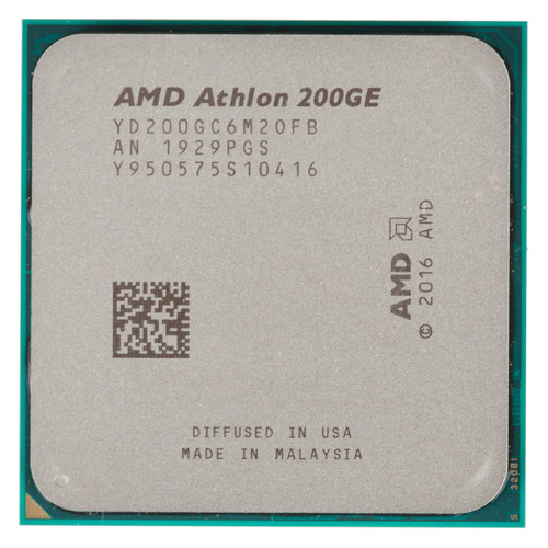 фото Процессор amd athlon 200ge, socketam4, tray [yd200gc6m2ofb]