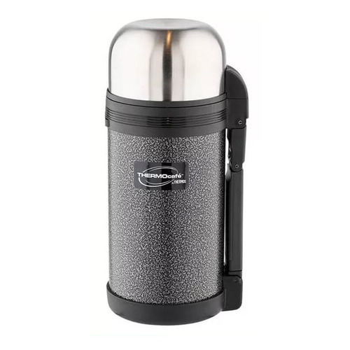 фото Термос thermos thermocafe hammp-1200-ht, 1.2л, стальной/ черный