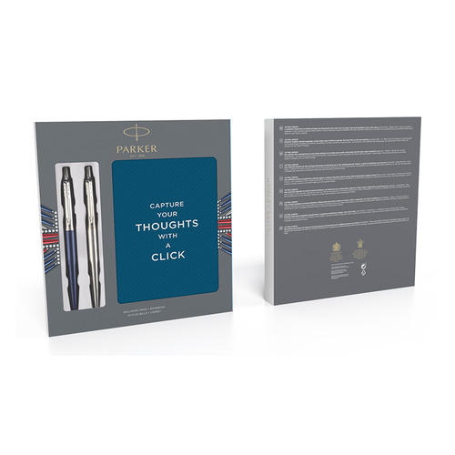 Набор Parker Jotter Core K61/К63 (SET_2) Stainless Steel CT/Waterloo Blue CT ручка шариковая 2шт. в цена Набор Parker Jotter Core K61/К63 (SET_2) Stainless Steel CT/Waterloo Blue CT ручка шариковая 2шт. в цены онлайн