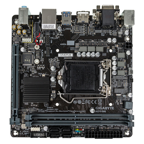 

Материнская плата Gigabyte H310N, LGA 1151v2, Intel H370, mini-ITX, Ret, H310N